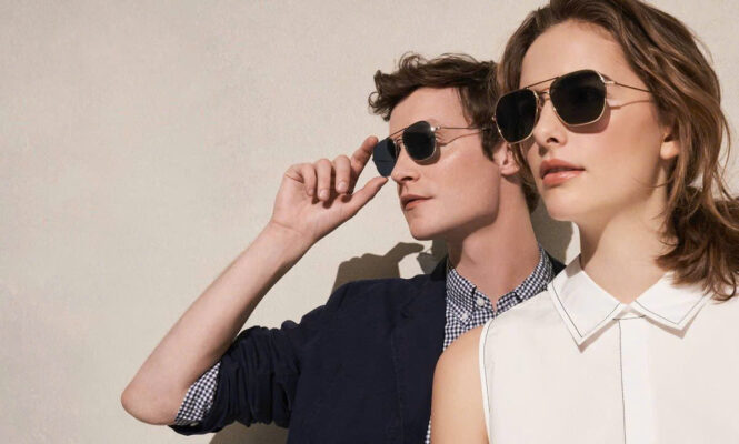 phối đồ với kính